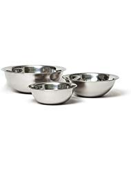 Vollrath 1098BCE Economy Stainless Steel Mixing Bowls 1.5-5 qt nesting