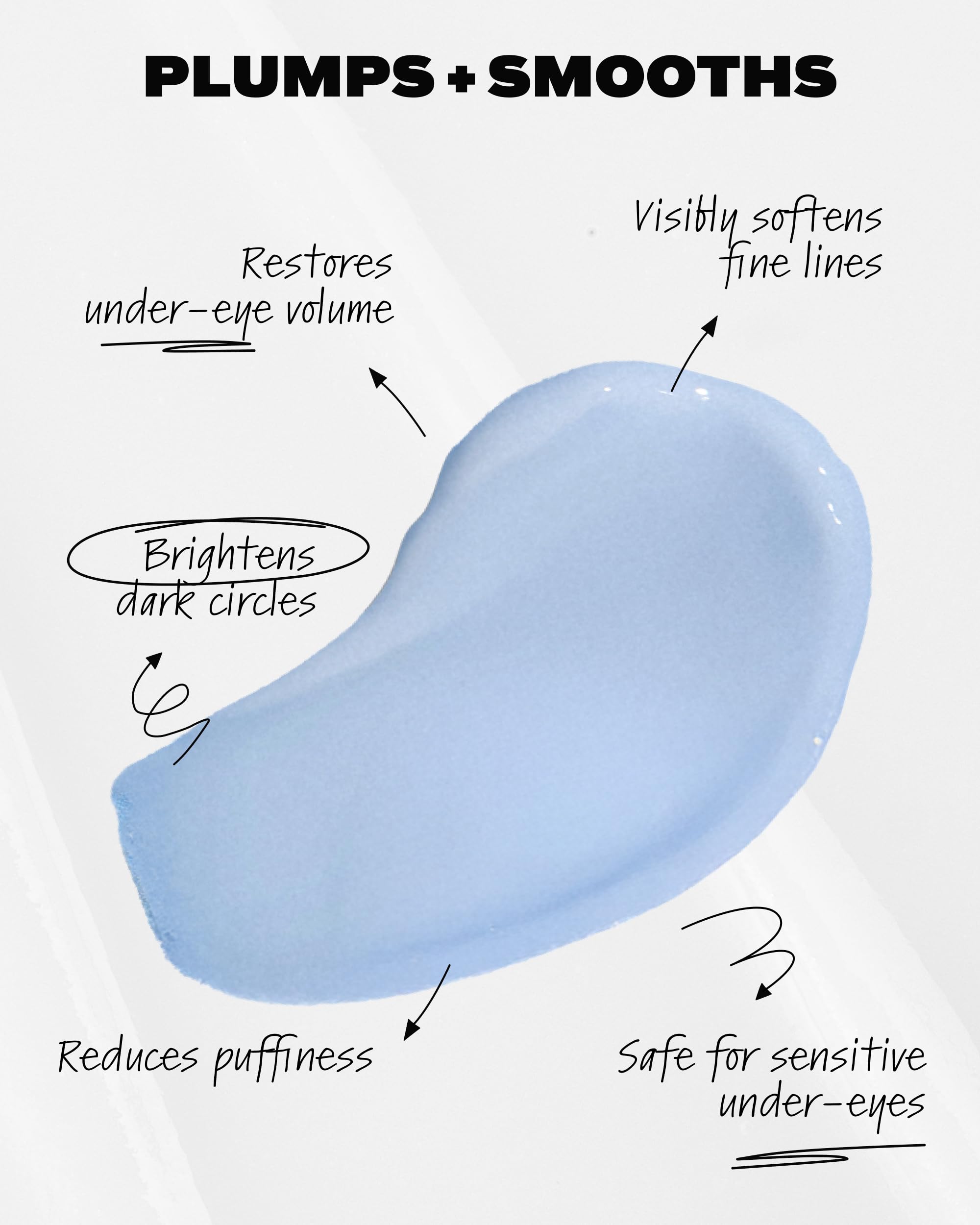Volufiline eye cream with ceramic cooling applicator closeup