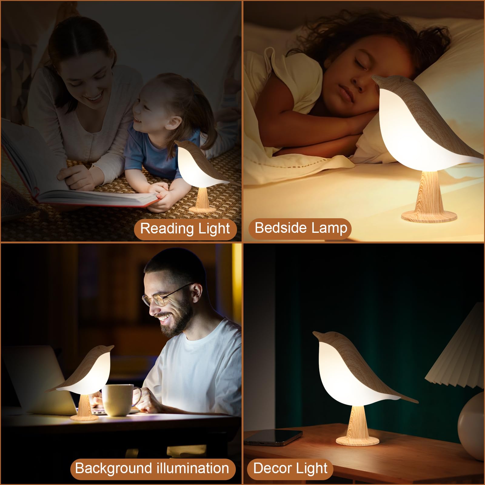 Compact cordless lamp for nightstand and desk