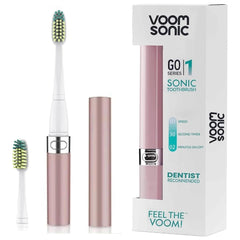 Go 1 Series Metallic Rose toothbrush detail