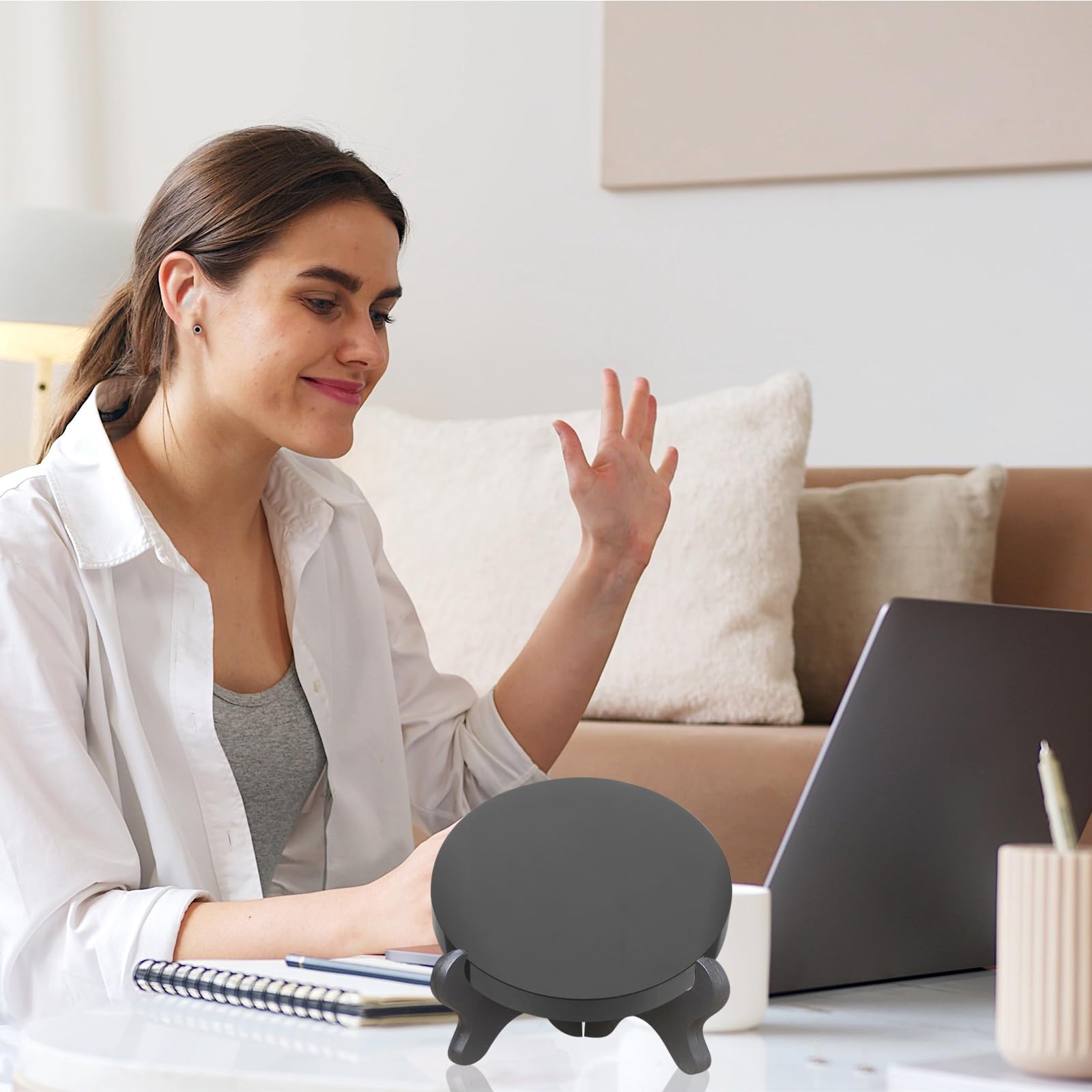 Obsidian meditation decor suitable for home and office