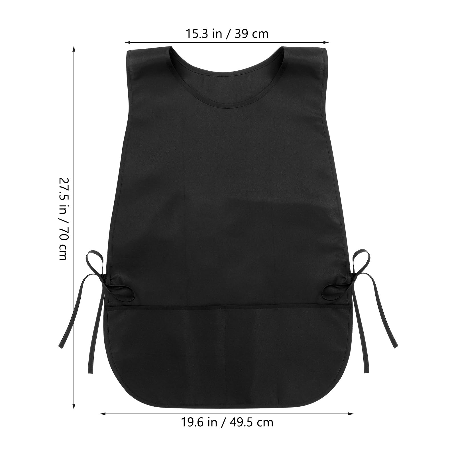 Hair stylist smocks apron constructed from polyester for salon use