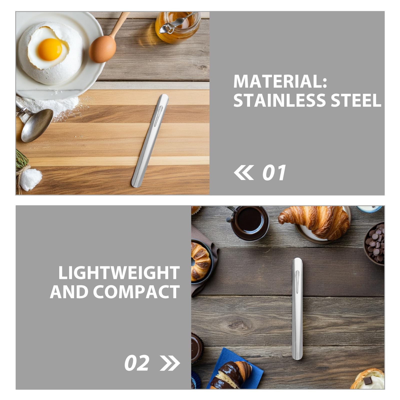 Table scraper crumb sweeper design for dining surfaces