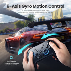 Joystick with 9 colors and rainbow RGB lighting on VOYEE controller