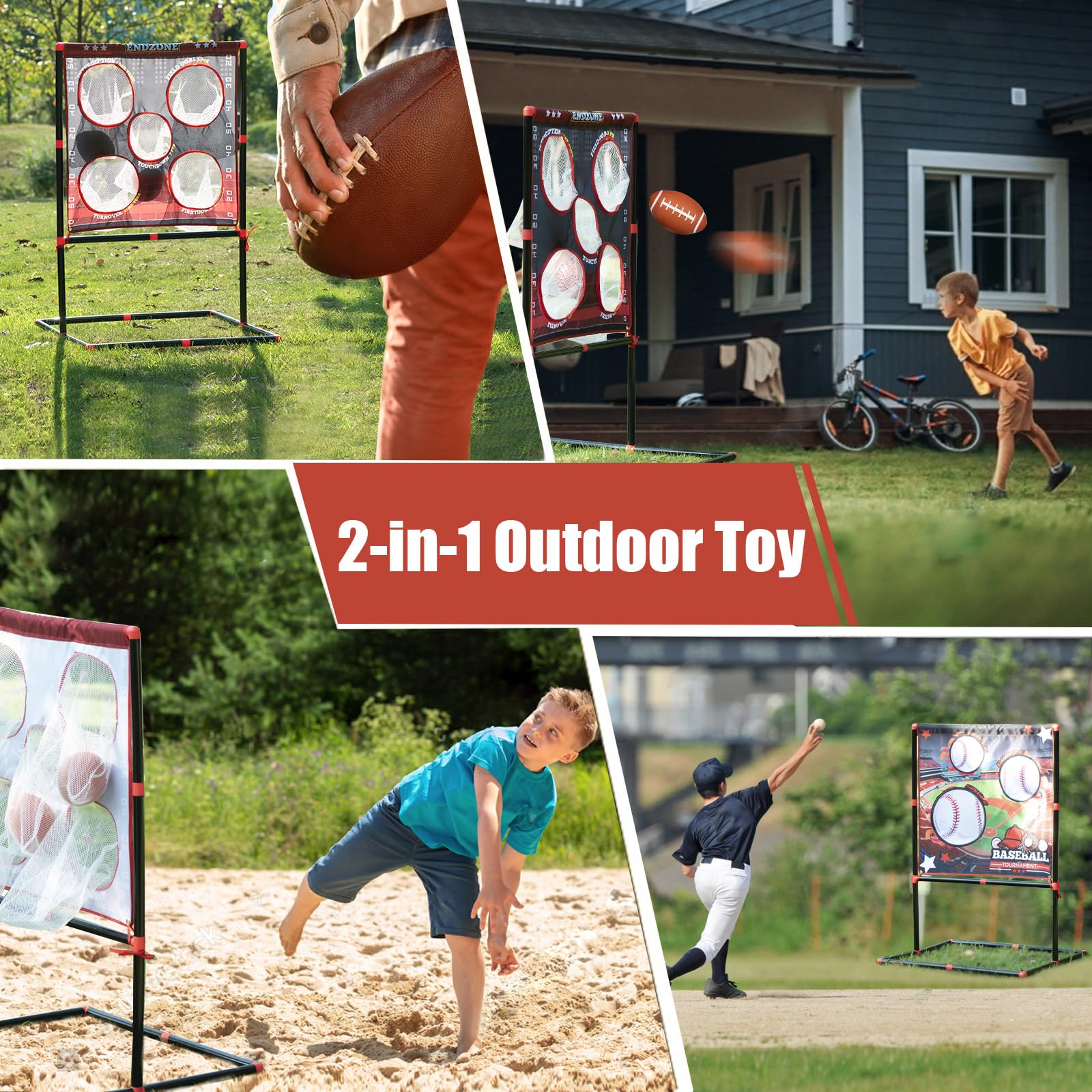 Compact portable VROGTIK toss game ready for camping trips