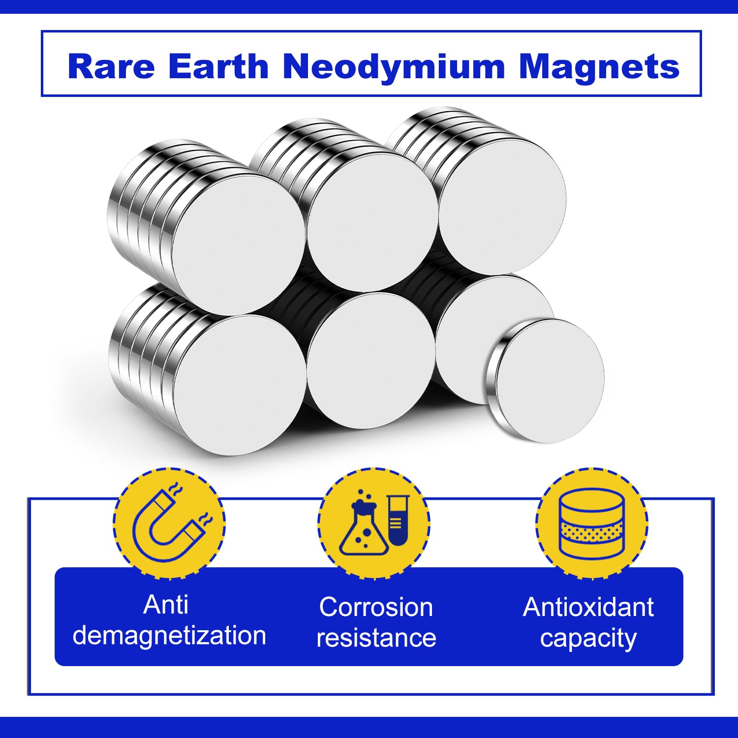 neodymium magnet with nickel protection surface