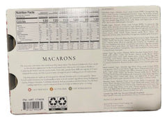 Six flavor macarons assortment chocolate vanilla raspberry salted caramel lemon pistachio