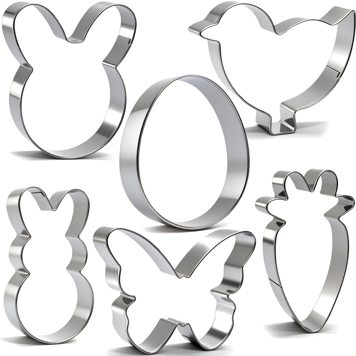 VTUGP Easter cookie cutters bunny head 4 inch shape