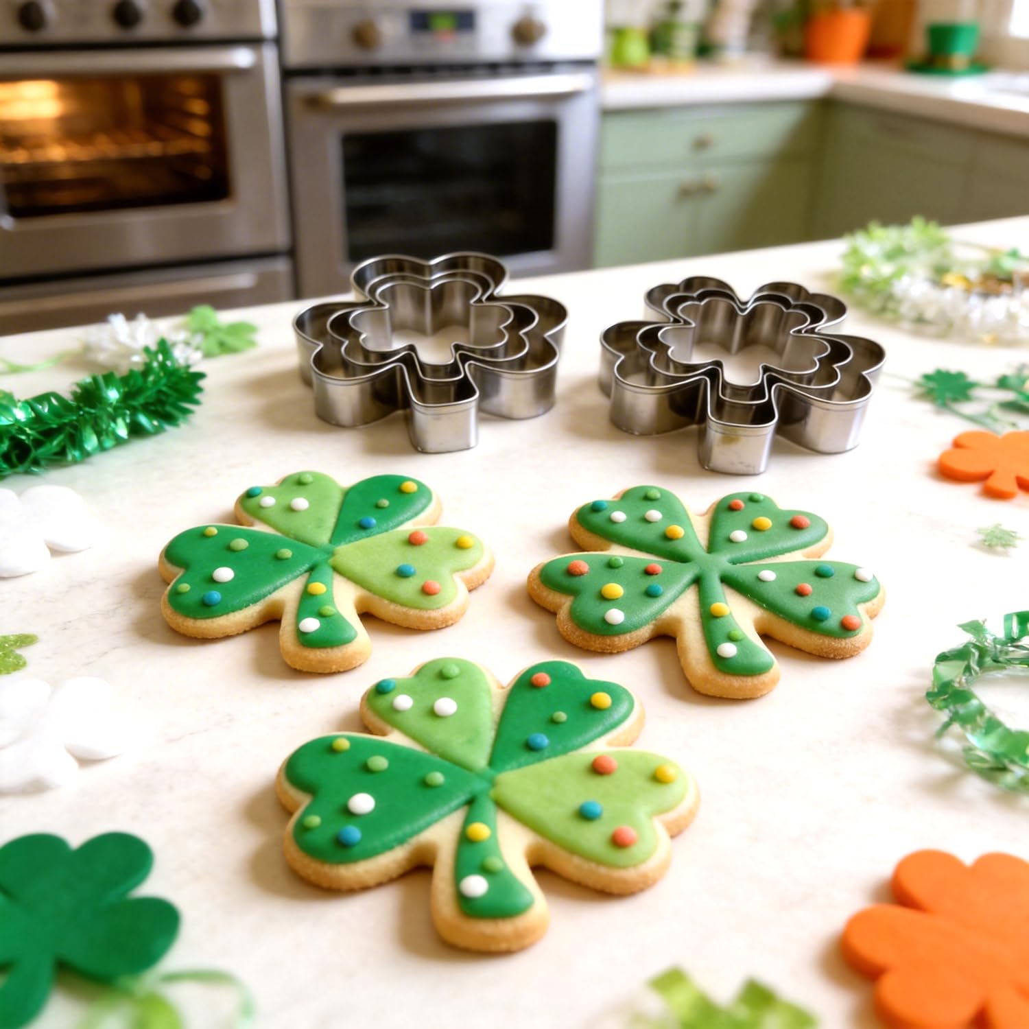 VTUGP four leaf clover small cookie cutter