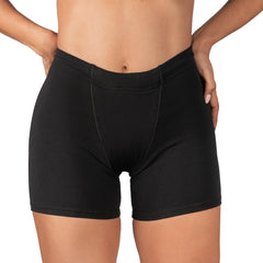 Vulvar Varicosity and Prolapse Support Boy-Leg Brief Black Medium
