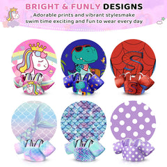 Soft skin-friendly polyester fabric on toddler swim vest