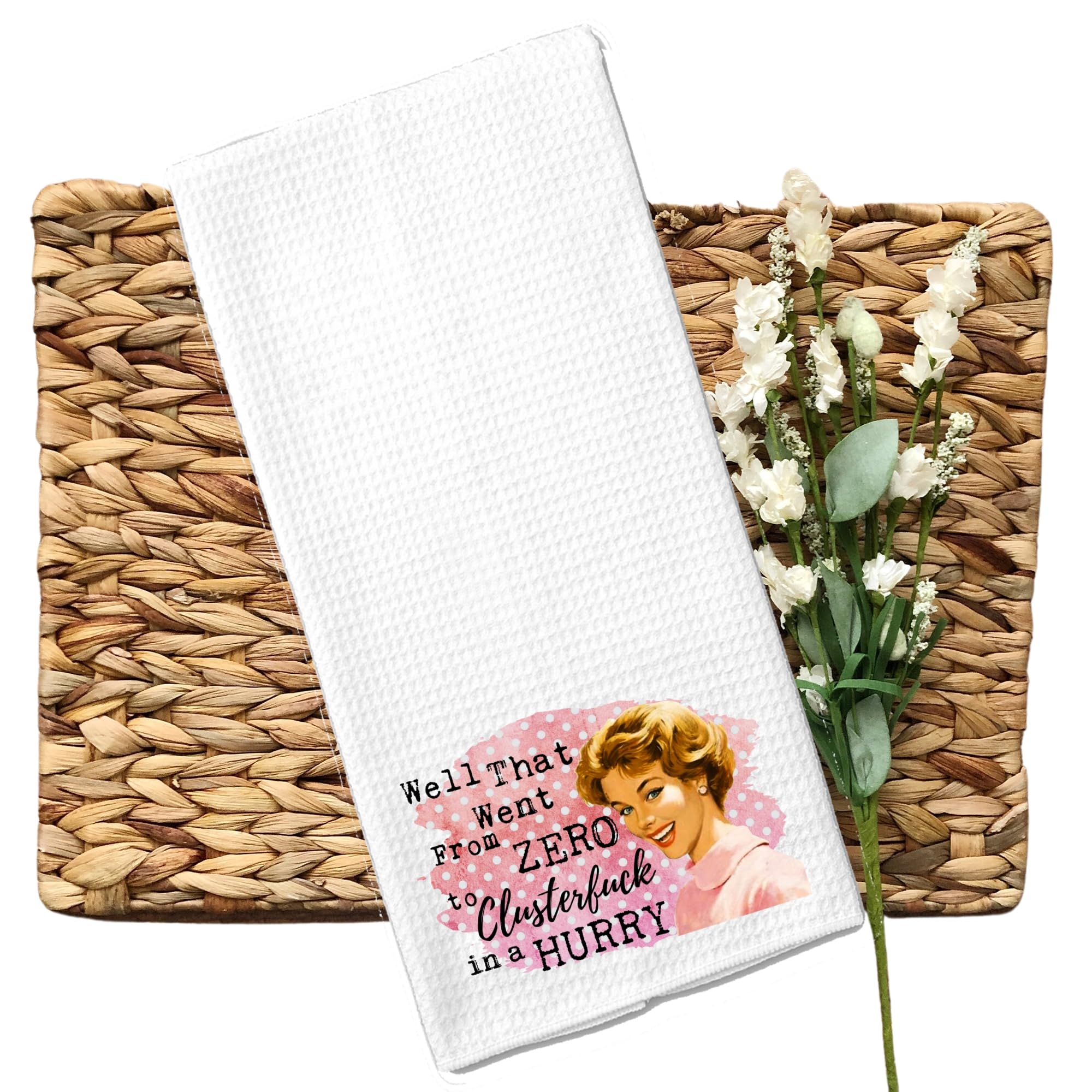 Towel printed in Indiana workshop