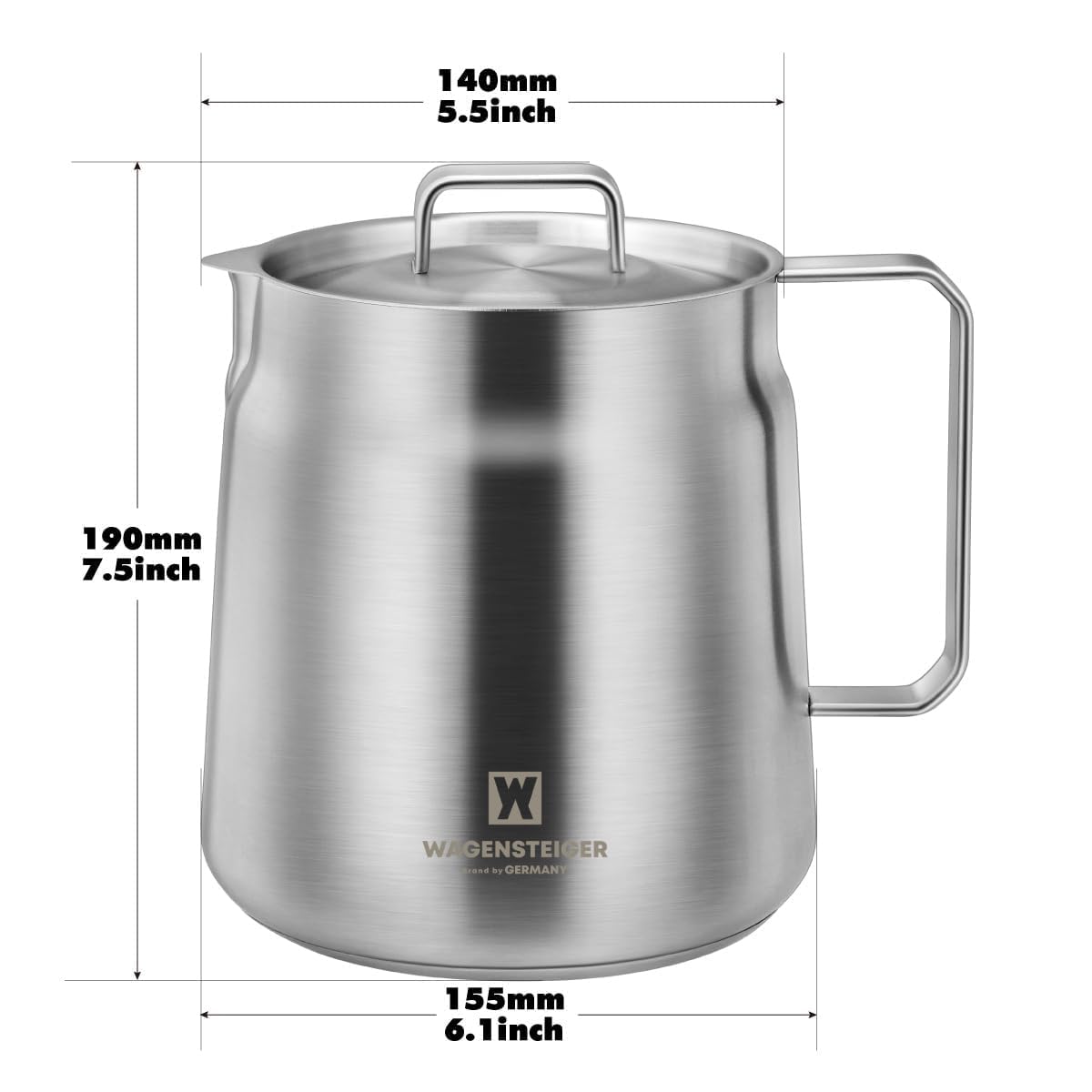 WAGENSTEIGER PFOS and PFOA free kitchen kettle packaging