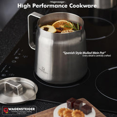 WAGENSTEIGER tea kettle 2.1 quarts capacity close up