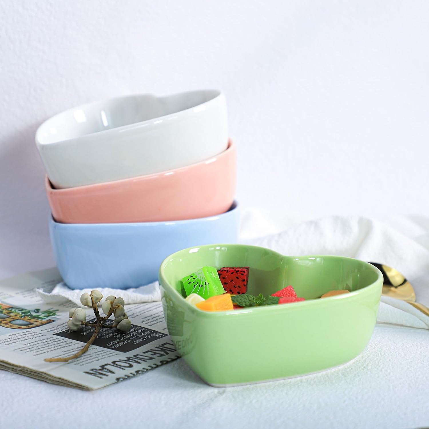 Wait FLY heart shaped bowls gift option for home