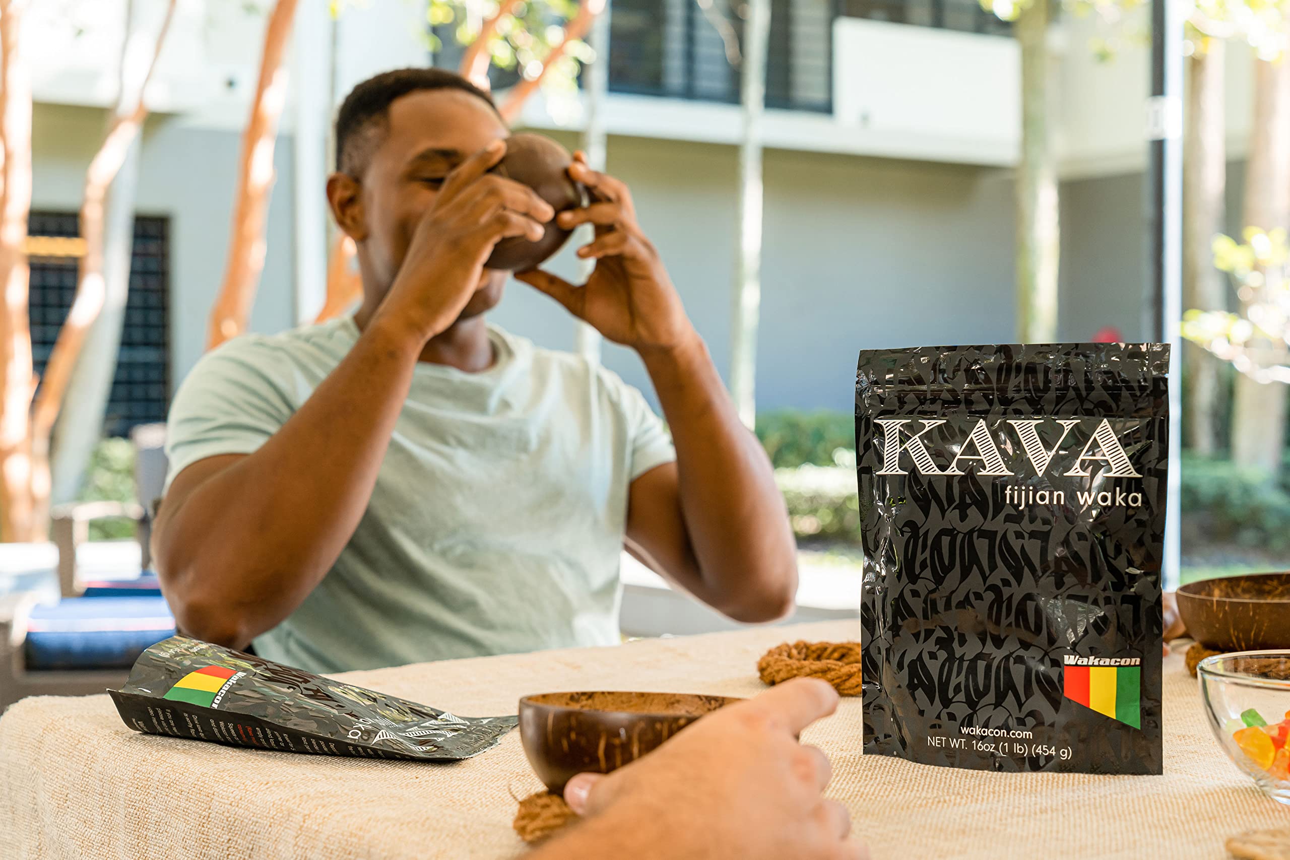 Kava Kava Root Powder Wakacon from Fiji 16 oz package