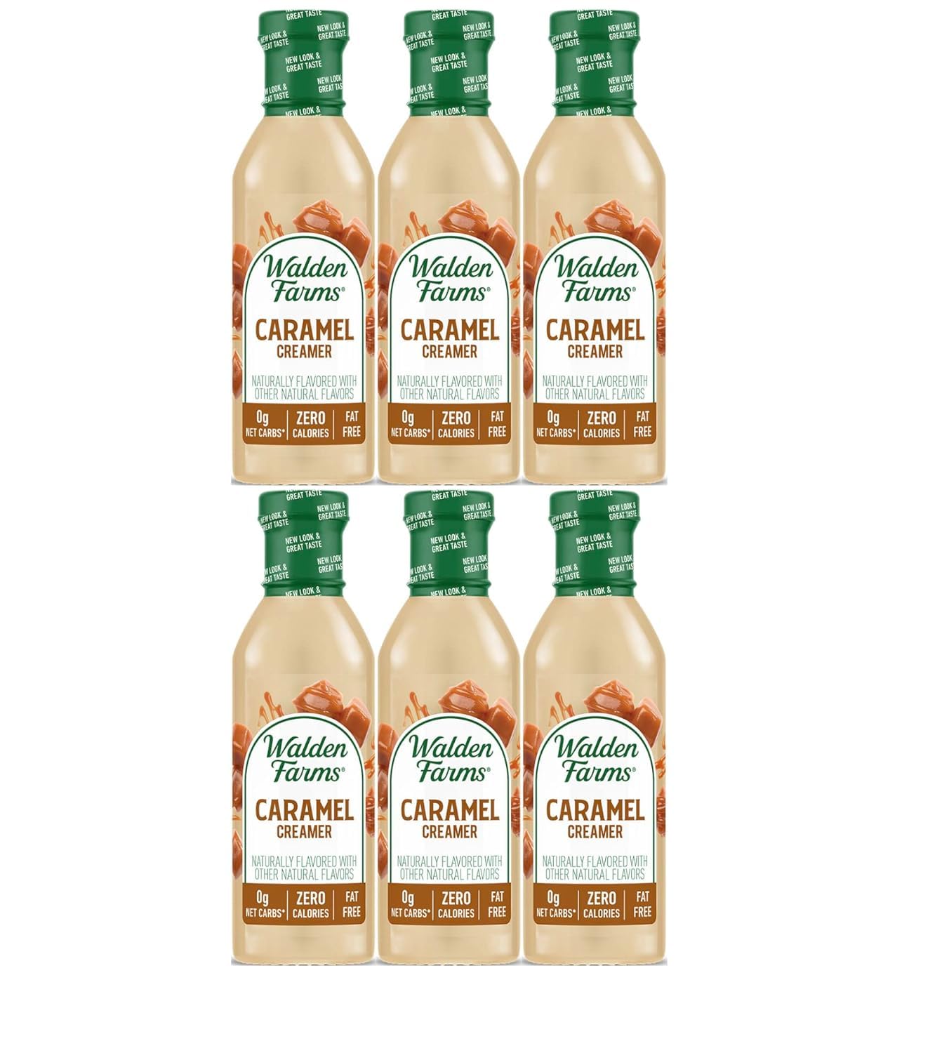 Walden Farms caramel coffee creamer 12 oz bottle