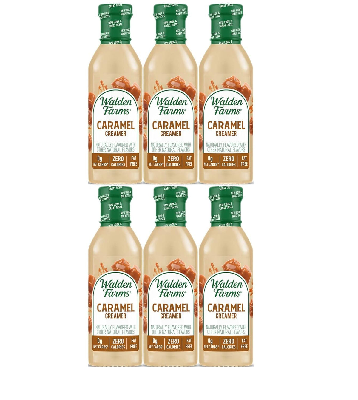 Walden Farms caramel coffee creamer 12 oz bottle