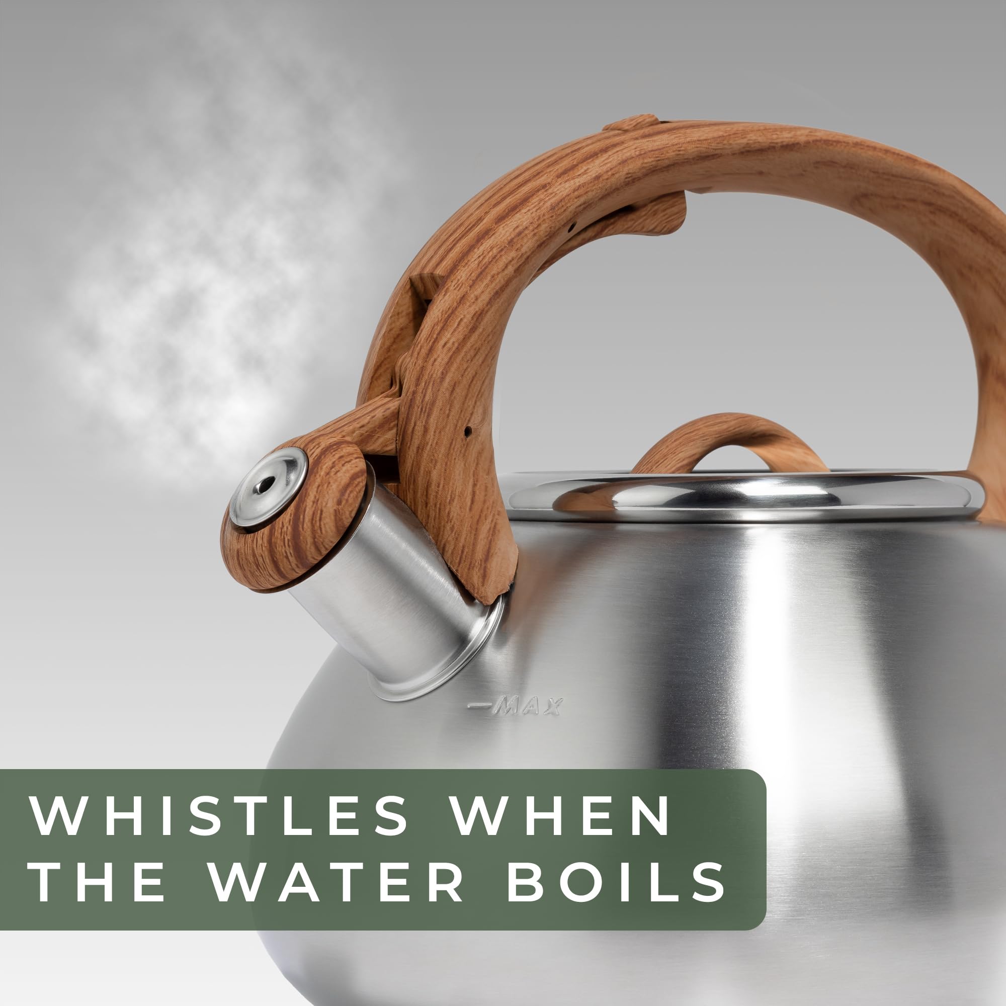 WALDWERK Stainless steel kettle for ceramic stove