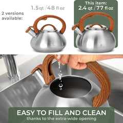 WALDWERK Whistling Tea Kettle for gas stove