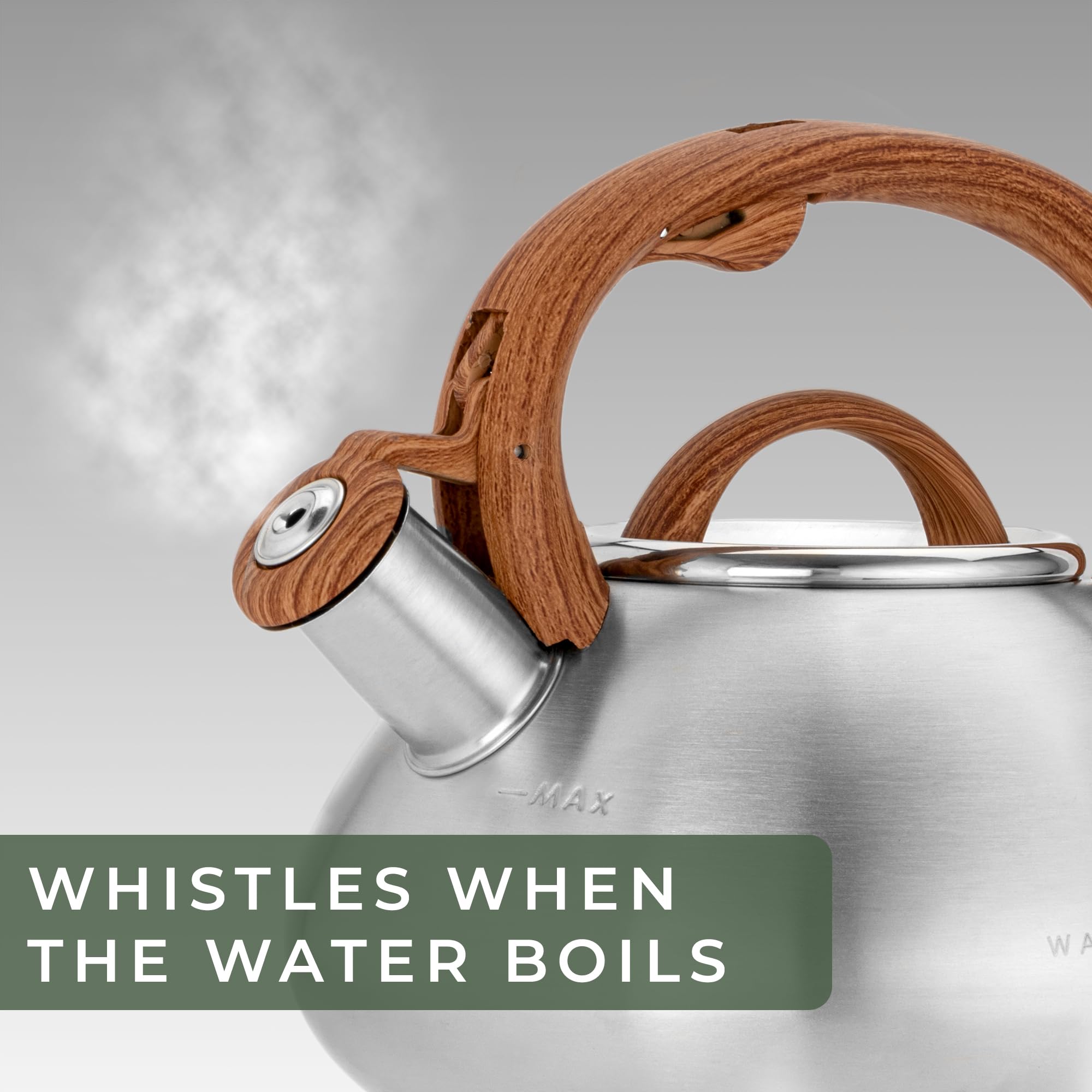 WALDWERK whistle tea kettle signals boil