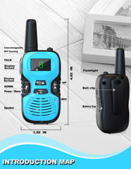 Easy to use walkie talkies for kids one touch call button