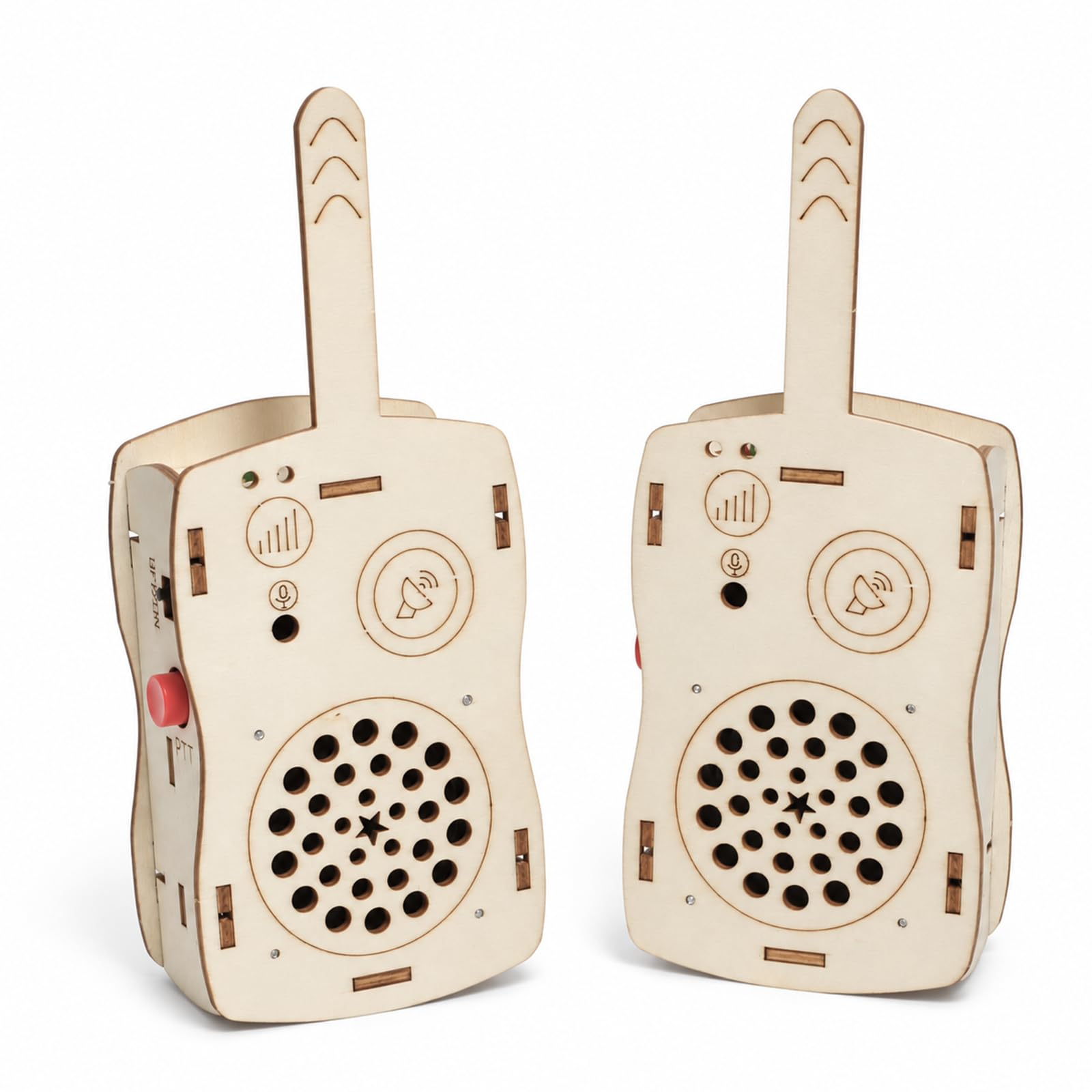 Walkie Talkies kit product image wooden components