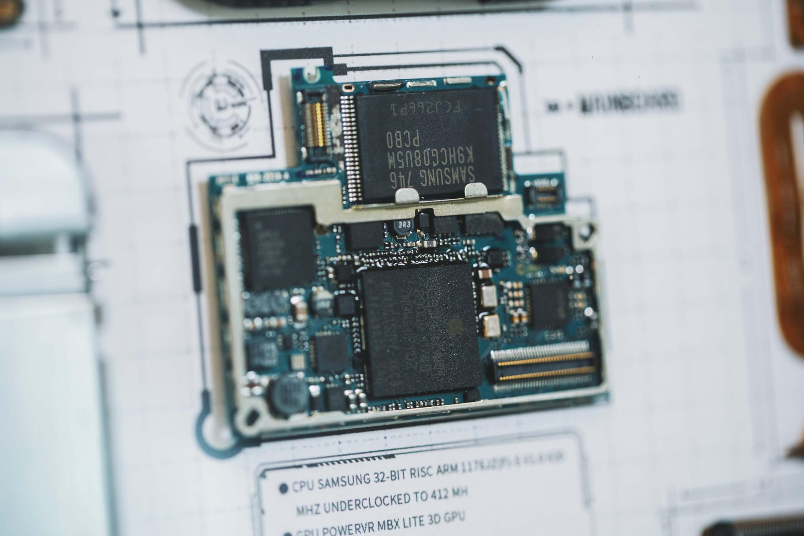 Handmade decor for tech lovers in square frame