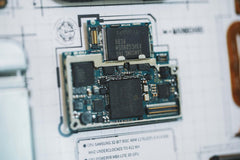 Handmade decor for tech lovers in square frame