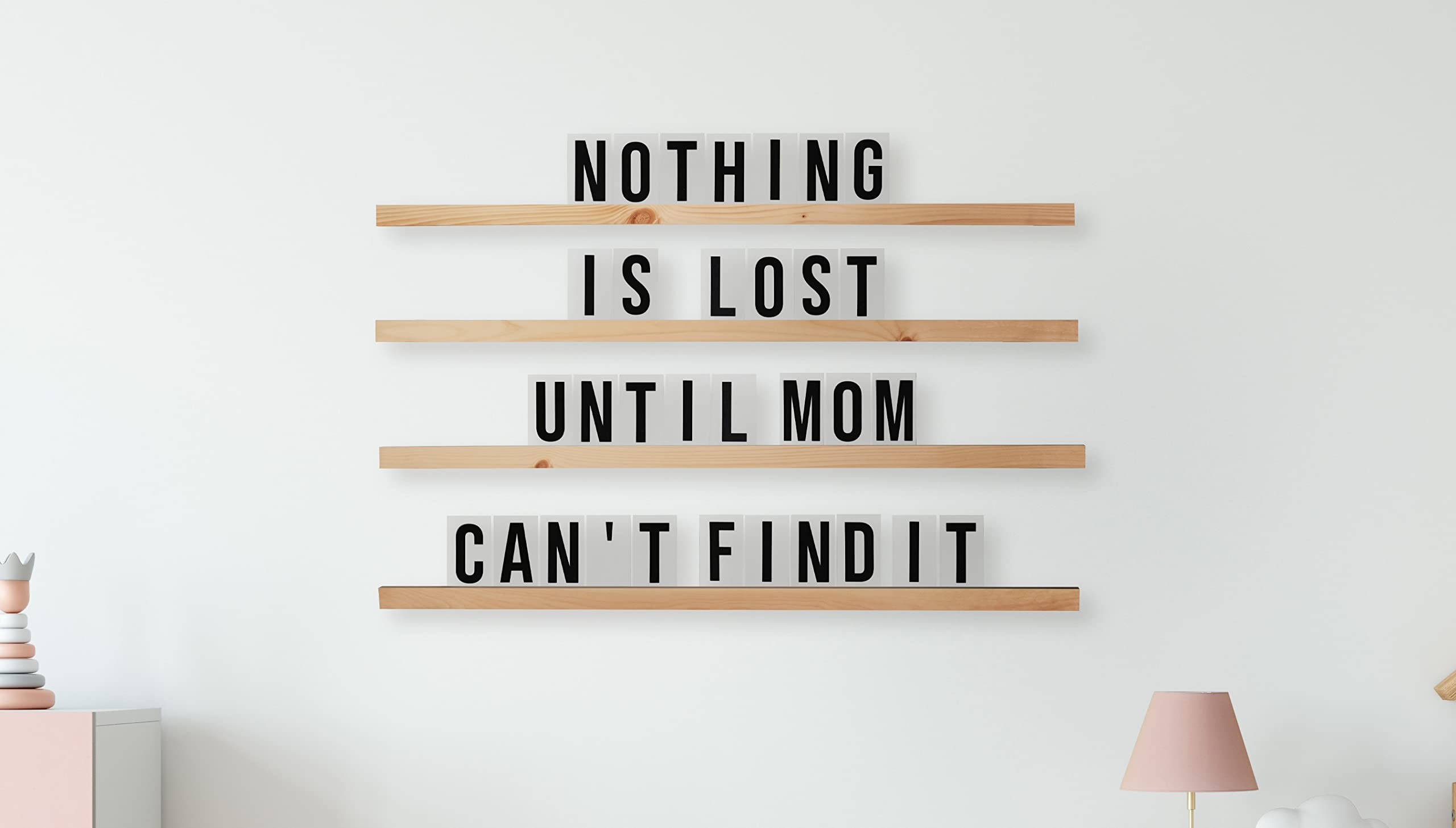 Nursery XL Letterboard decor
