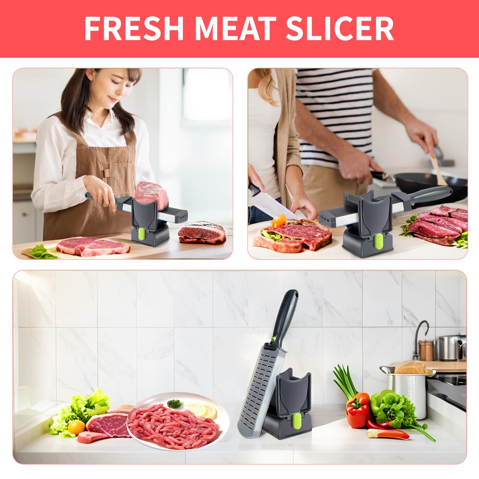 Complete home meat slicer kit for hot pot and BBQ