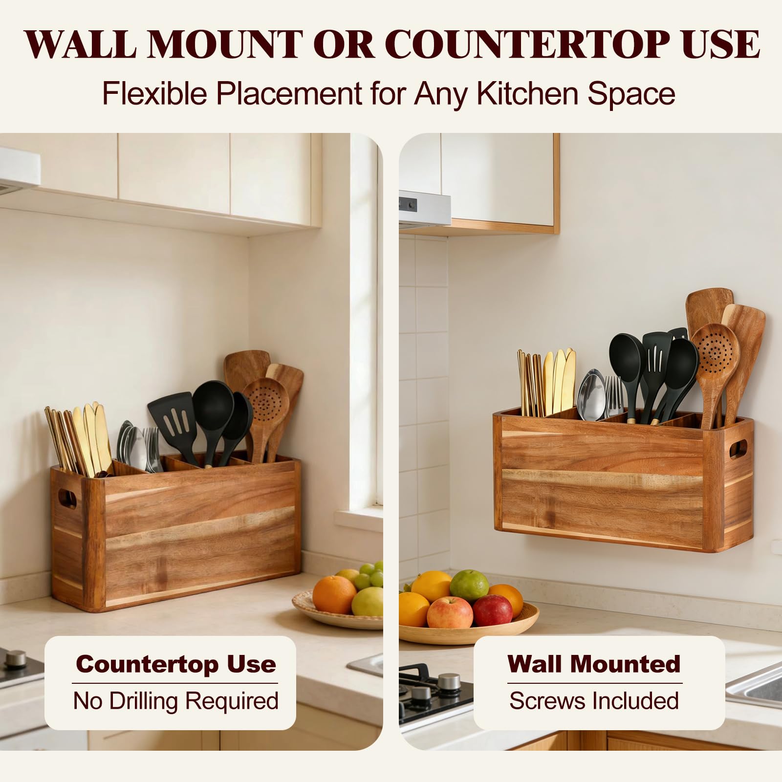 Removable dividers for four compartments