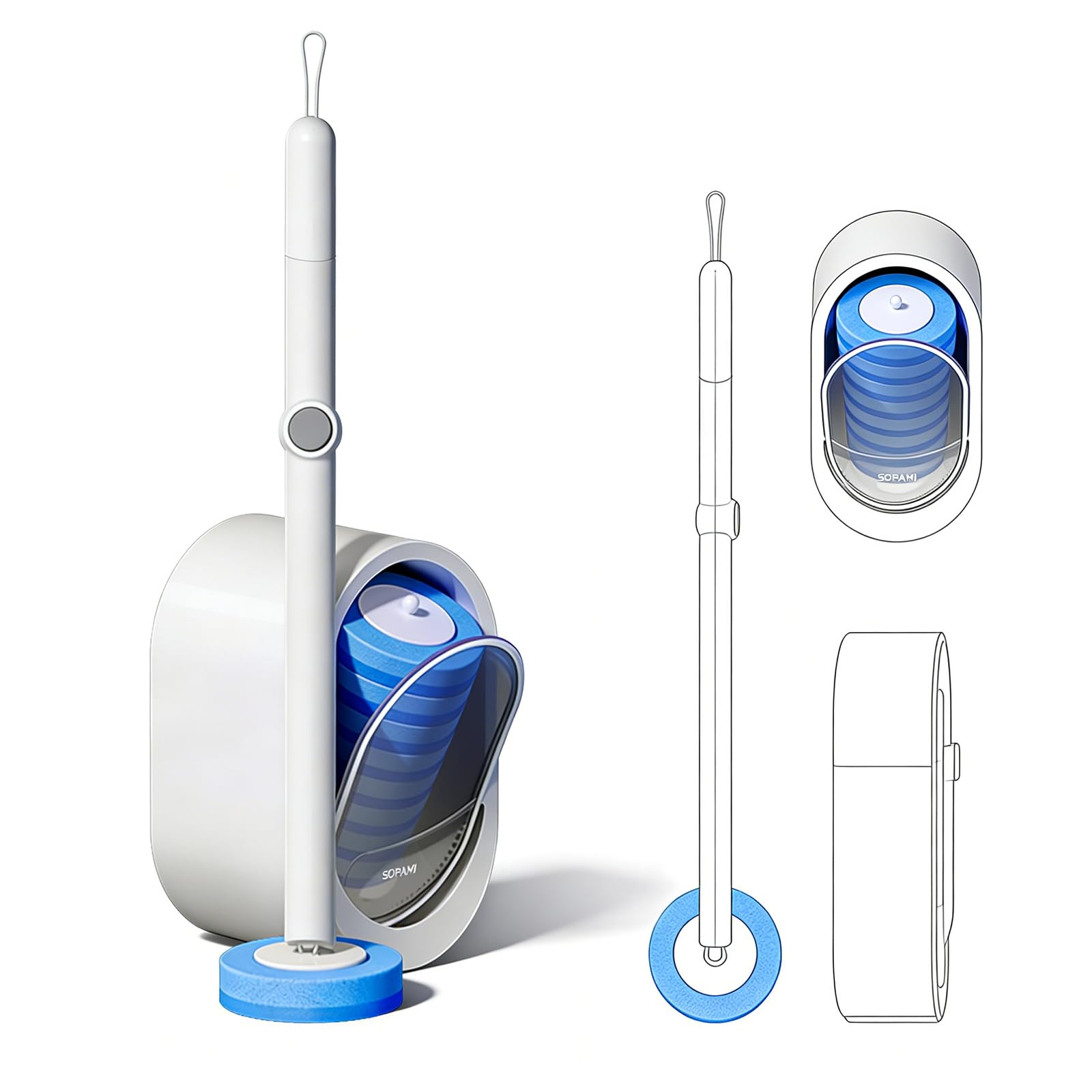 Wall mountable caddy for bathroom organization