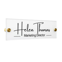 Wall Sign Name Plate wall sign for office door