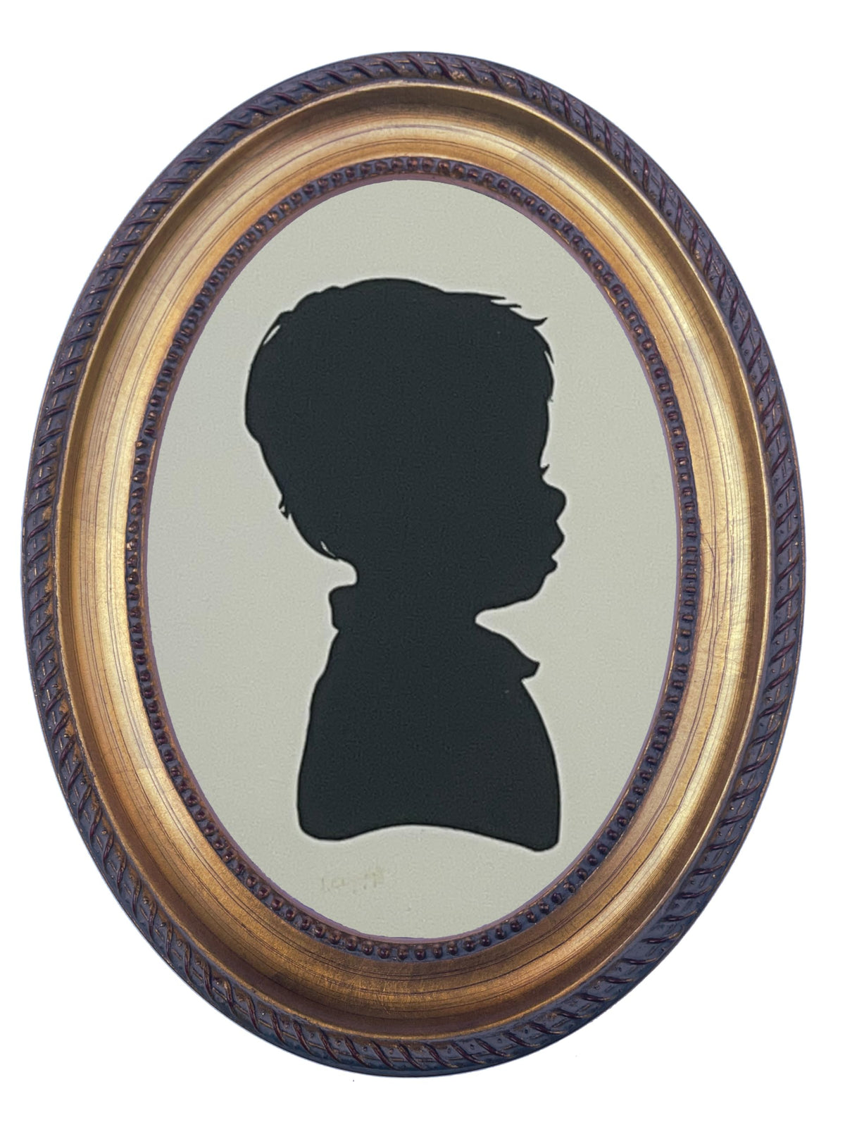 WallWorks classic oval frame 5X7 solid wood