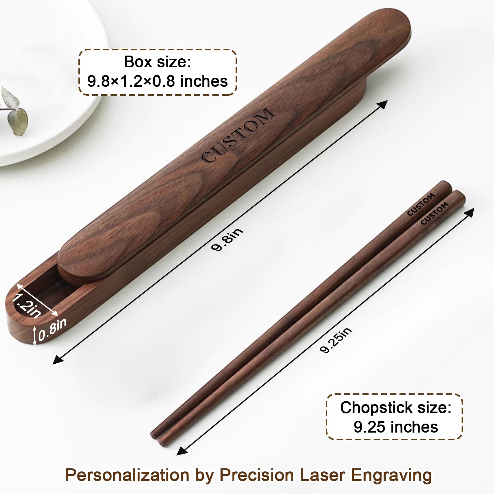 personalized chopsticks with custom text