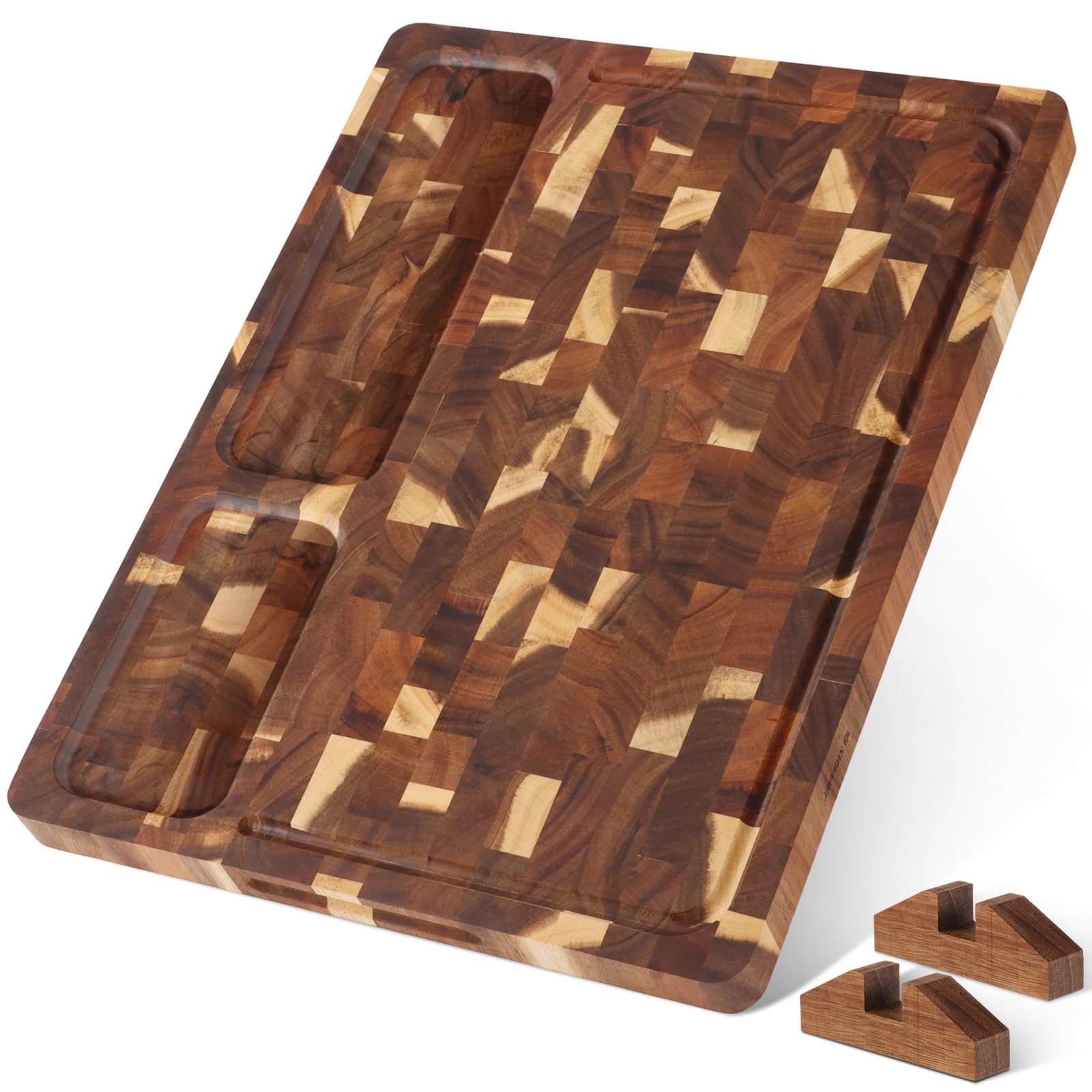 Zioffiel end grain board packaging and contents