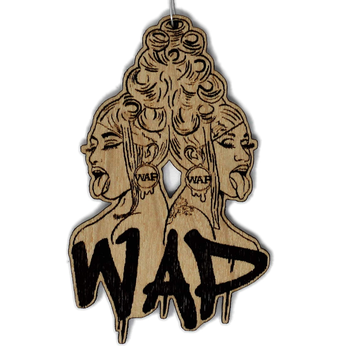 WAP Christmas Ornament laser-cut birch wood