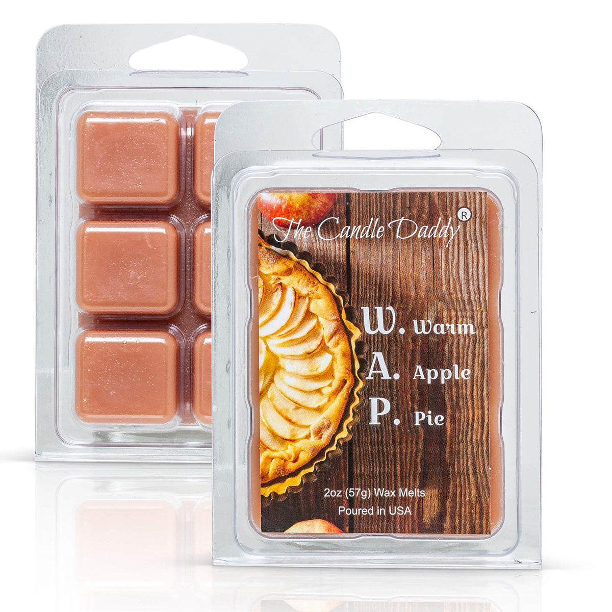 W.A.P warm apple pie melt 6 cubes 2 oz packaging