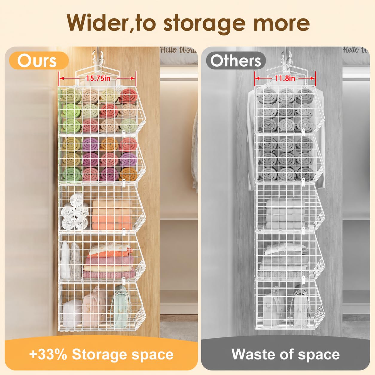 wardrobe storage solution for kitchen and laundry room