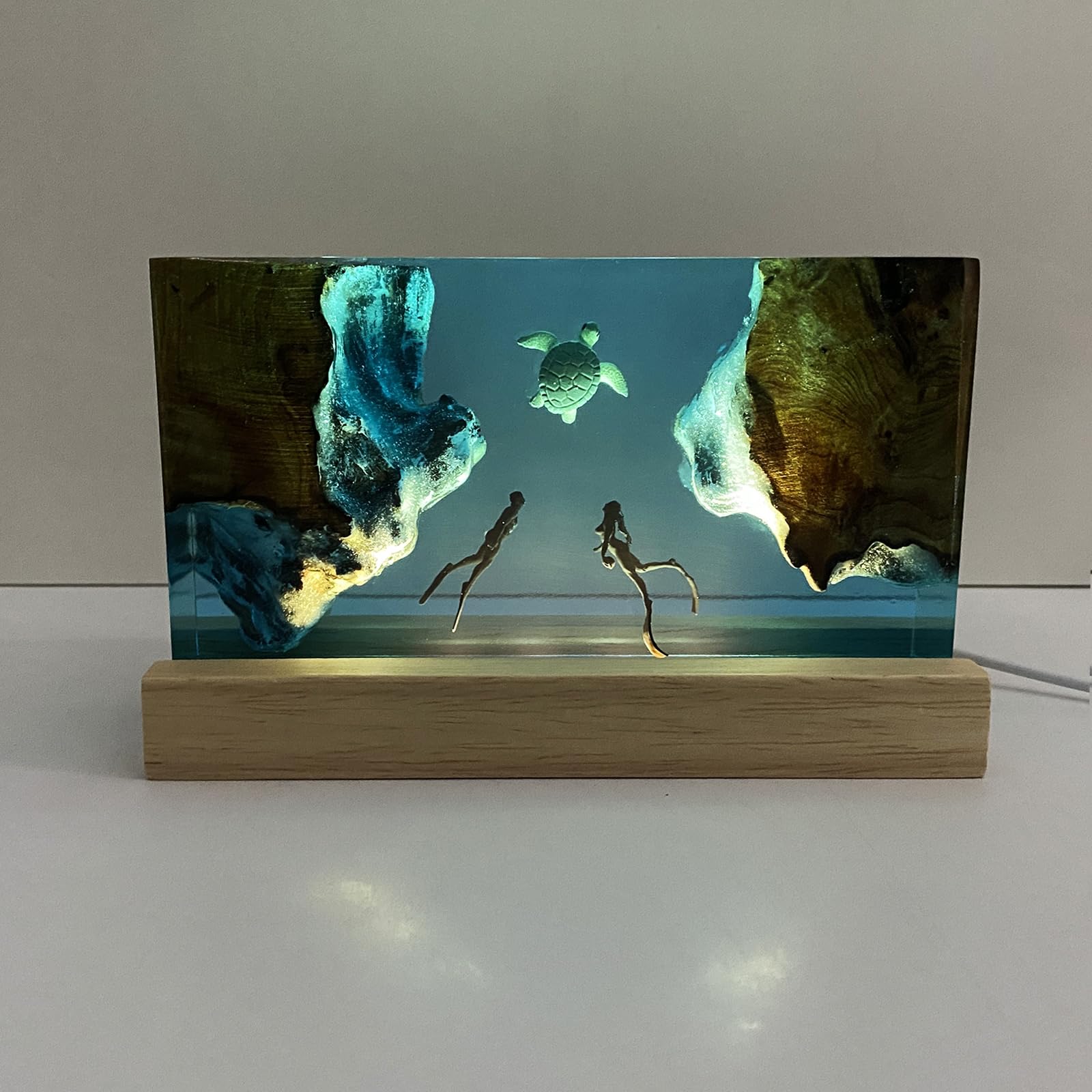 Lamp size 150x80x30 mm with USB connection