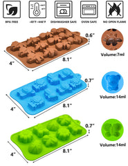 Warm Time bear silicone mold for chocolate candy