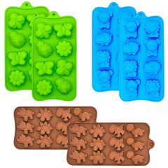 Warm Time dinosaur silicone mold for chocolate candy