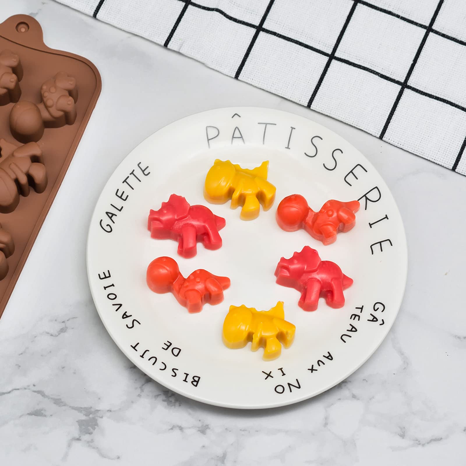 Warm Time animal silicone molds set of 6 shapes