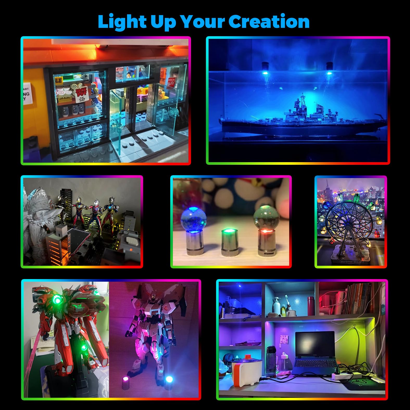 Easy on off by rotating cap for miniature lights