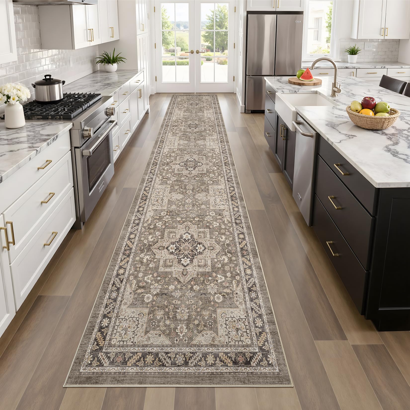 cotiled hallway runner rug for bedroom interior decor