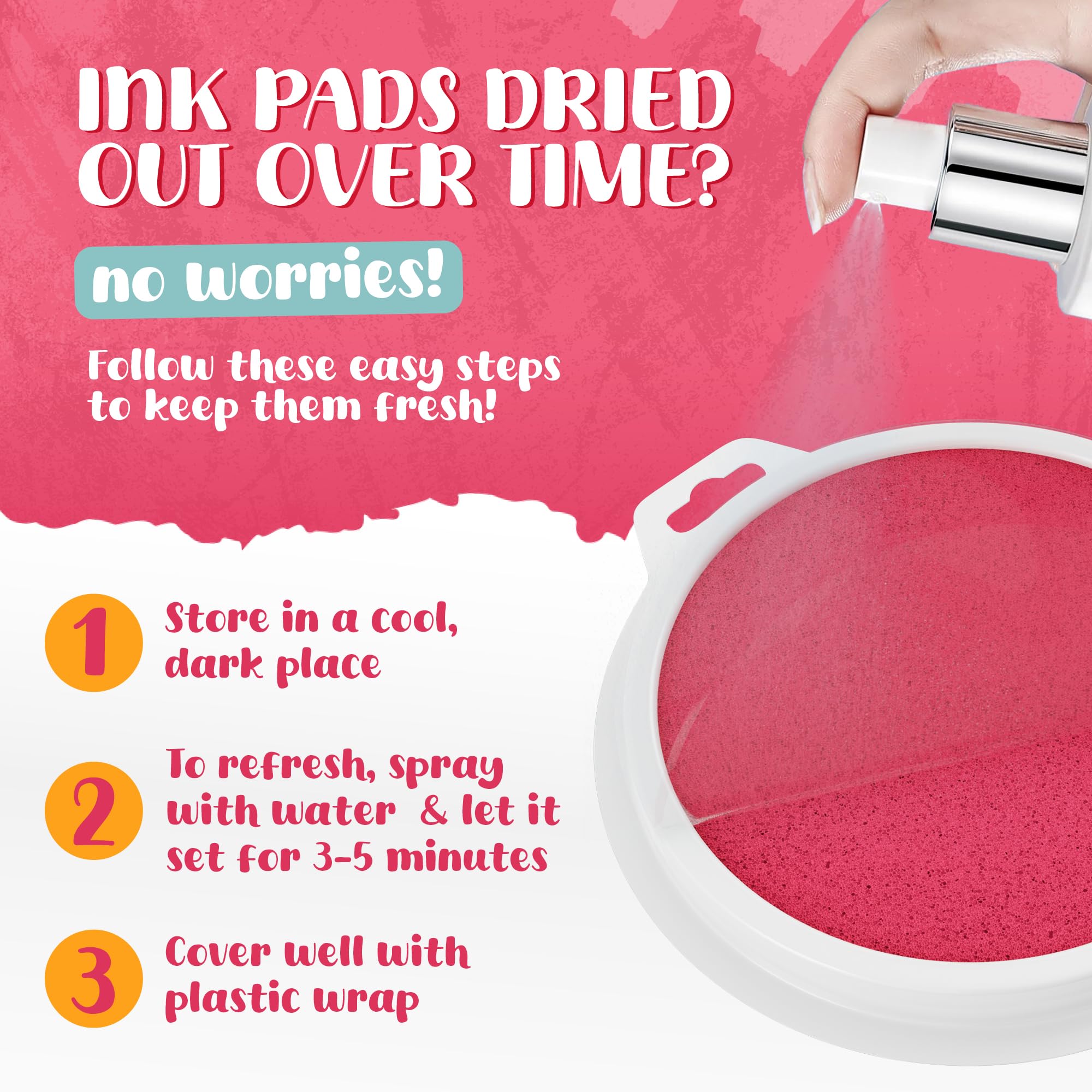 washable ink pads for kids non-toxic