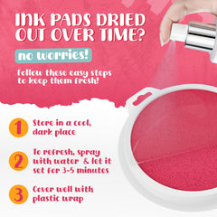 washable ink pads for kids non-toxic