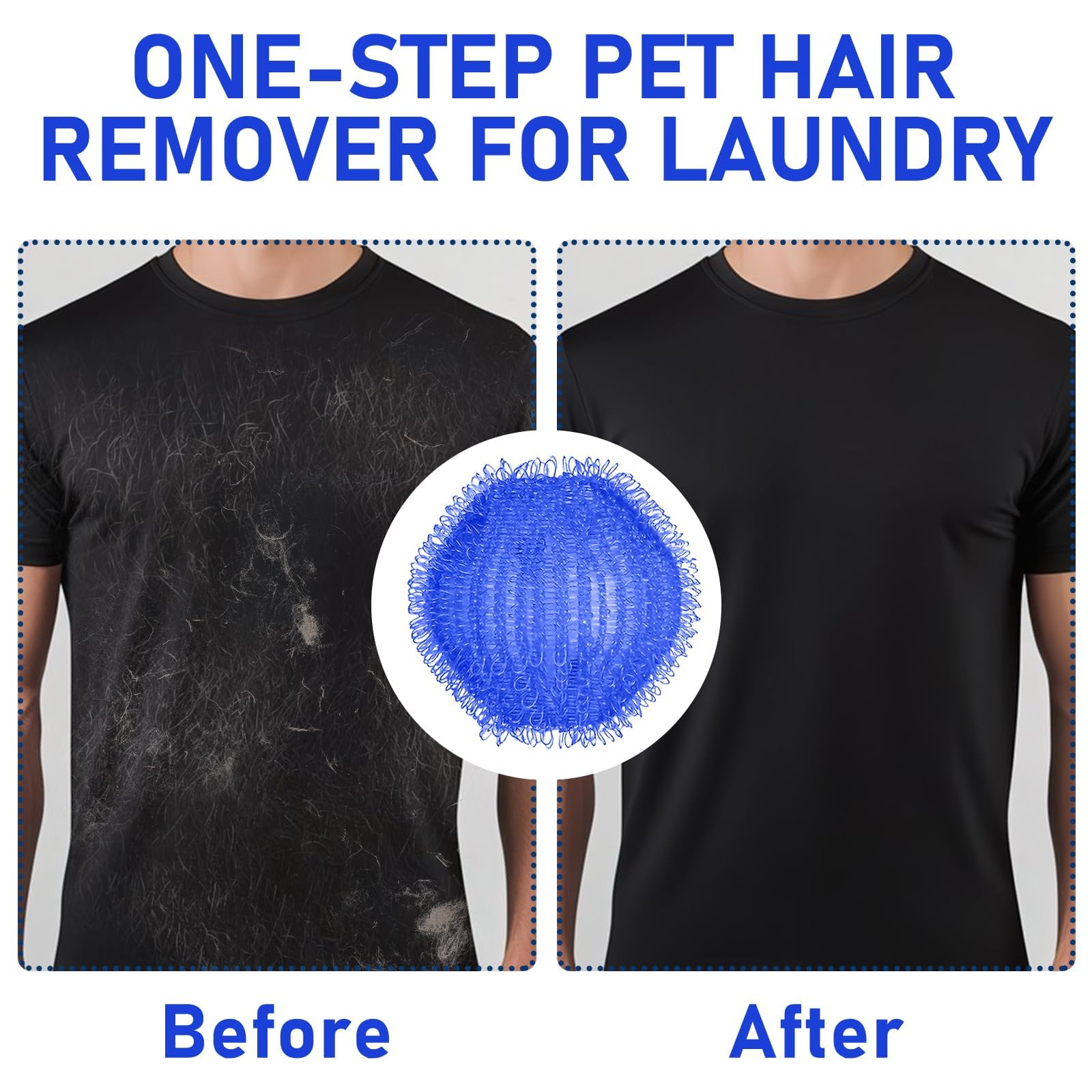 Pet Hair Remover for Laundry used in washing machine