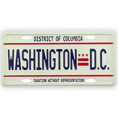 Washington D.C. Mini License Plate Magnet authentic plate design
